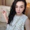 New Chinese-style Heavy Openwork Woven Sequin Top & Skirt Set