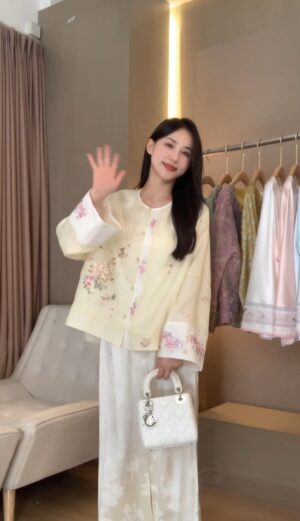 New Chinese-style National Fashion High Customization Heavy Mulberry Silk Coat