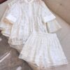 Nanyou New Chinese-Style Heavy Embroidery Openwork Crochet Fashion Set