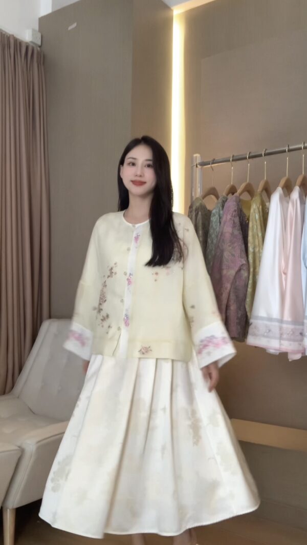 New Chinese-style National Fashion High Customization Heavy Mulberry Silk Coat
