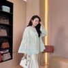 Nanyou New Chinese-Style Heavy Embroidery Organza Silk Cardigan Top & Slip Dress
