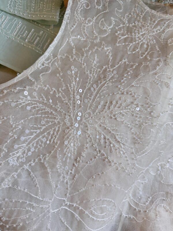 Chinese-Style New Chinese Heavy Embroidery Beaded Sleeveless Shirt