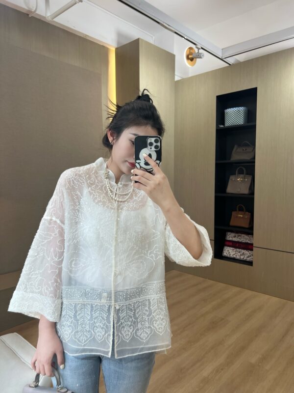 Heavy Chinese-Style Organza High Customization Embroidered Beaded Vest Set