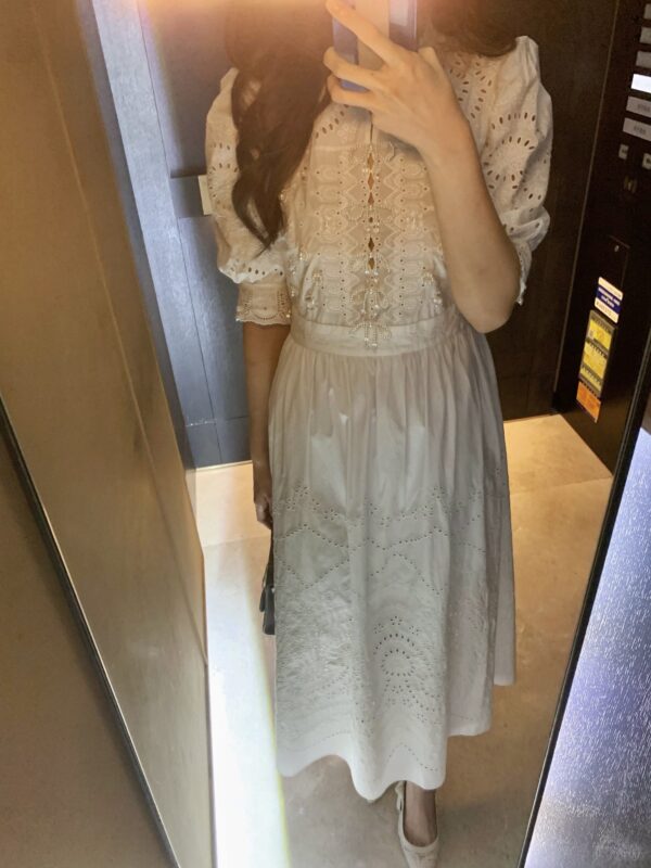 New Chinese-style Celebrity-Inspired Beaded Heavy Embroidered Dress