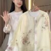 New Chinese-style National Fashion High Customization Heavy Mulberry Silk Coat