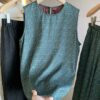 Luxury Light – New Chinese-Style Mulberry Silk Sleeveless Vest Set