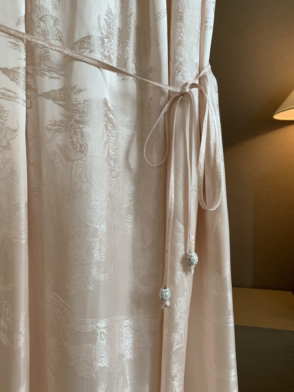 New Chinese-style New Silk Dress