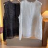 Chinese-Style New Chinese Heavy Embroidery Beaded Sleeveless Shirt