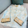 Qian Xiaoping's Treasure Flower and Running Deer Song Jin Jacket – 100% Mulberry Silk New Chinese-style Spring Top