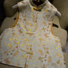 Qian Xiaoping's New Chinese-style High-end Song Jin Brocade Gold-Weaved Double-sided Fish Vest
