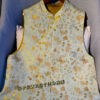 Qian Xiaoping's New Chinese-style High-end Song Jin Brocade Gold-Weaved Double-sided Fish Vest