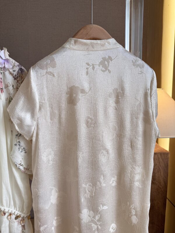 New Chinese-style Celebrity-Inspired Mulberry Silk Heavy Dress