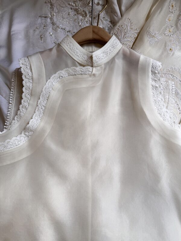 New Chinese-style High Customization Heavy Lace Trim Vest