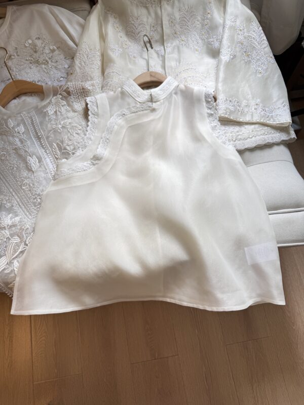 New Chinese-style High Customization Heavy Lace Trim Vest