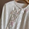 New Chinese-style National Fashion Heavy Silk Embroidered Blouse